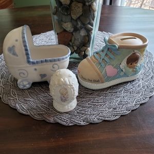 Baby bank and decor precious moments and other